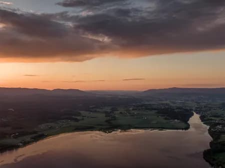 Øvre Eiker | Fiskumvannet and Vestfossen storm 2023