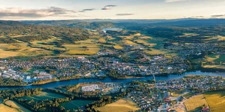 Hokksund from Harakollen 2024