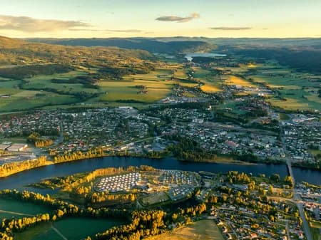 Hokksund from Harakollen 2024