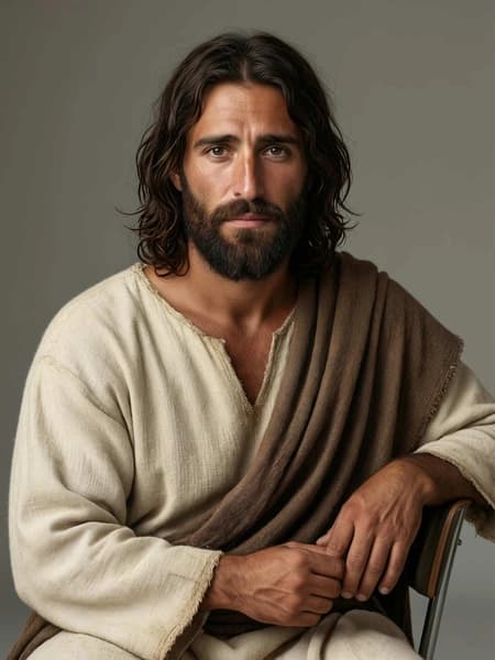 Historical Jesus Christ icon by qwen-image-2512 Iteration 1 2
