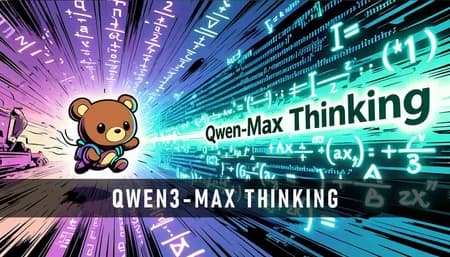 Qwen3 Max Thinking AI agent visualized with Qwen bear