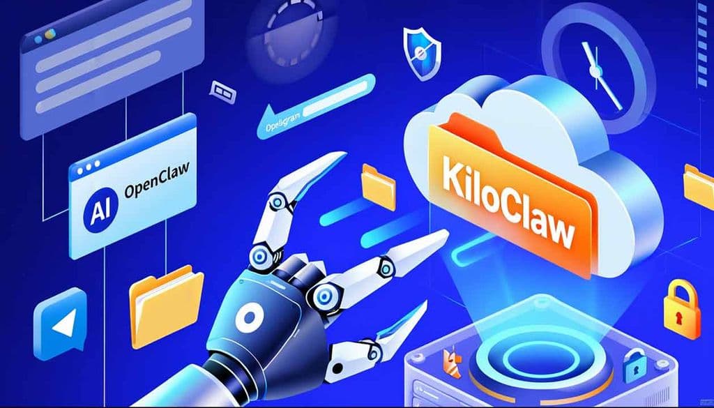Cloud infrastructure panel monitoring multiple OpenClaw agents on KiloClaw
