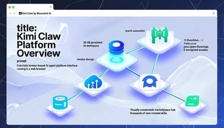 Kimi Claw browser AI agent with 5,000 skills