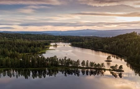 Røkebergtjerna Lakes