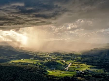 Summer Storms over Simostranda Fields