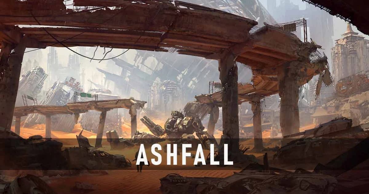 Ashfall Game highway with armored convoy