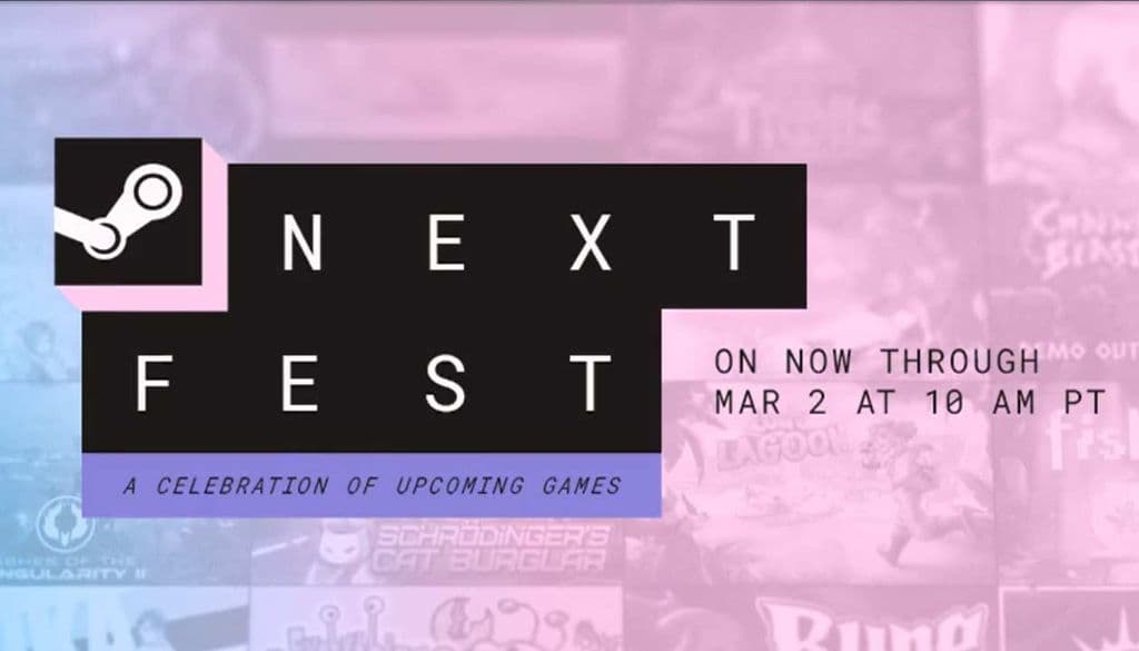 Steam Next Fest February 2026 indie demo lineup artwork