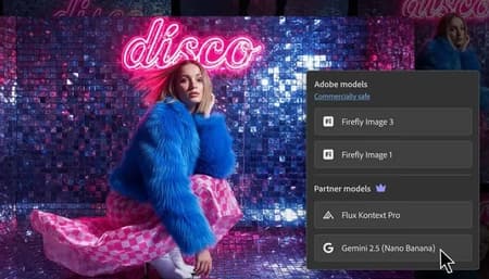 Adobe Photoshop Nano Banana Flux 