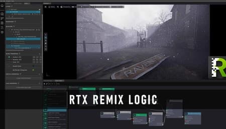 Node based Nvidia RTX Remix Logic editor