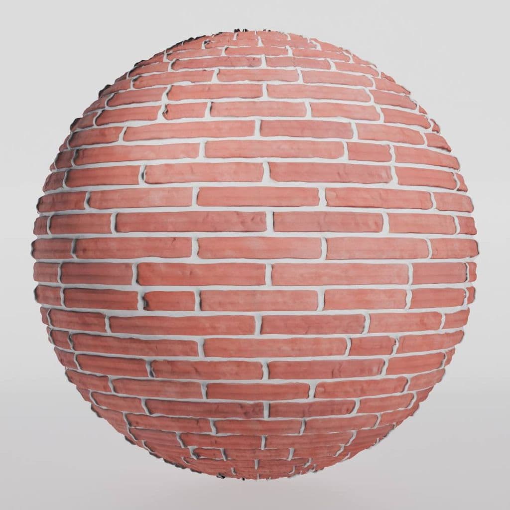 AI Texture Brick 004 red Tiled ORM 2k