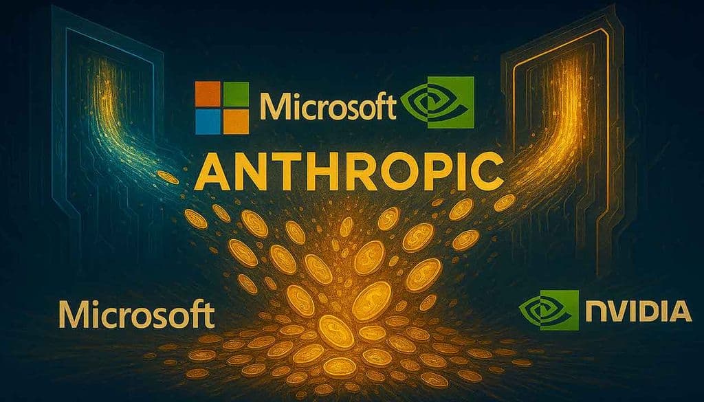Nvidia and Microsoft Commit $15B to Anthropic AI Startup