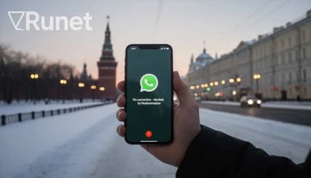 Kremlin Bans WhatsApp: Runet Lockdown Phone Image