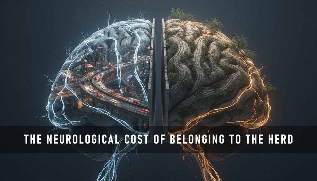 The Neurological Cost of Belonging to the Herd