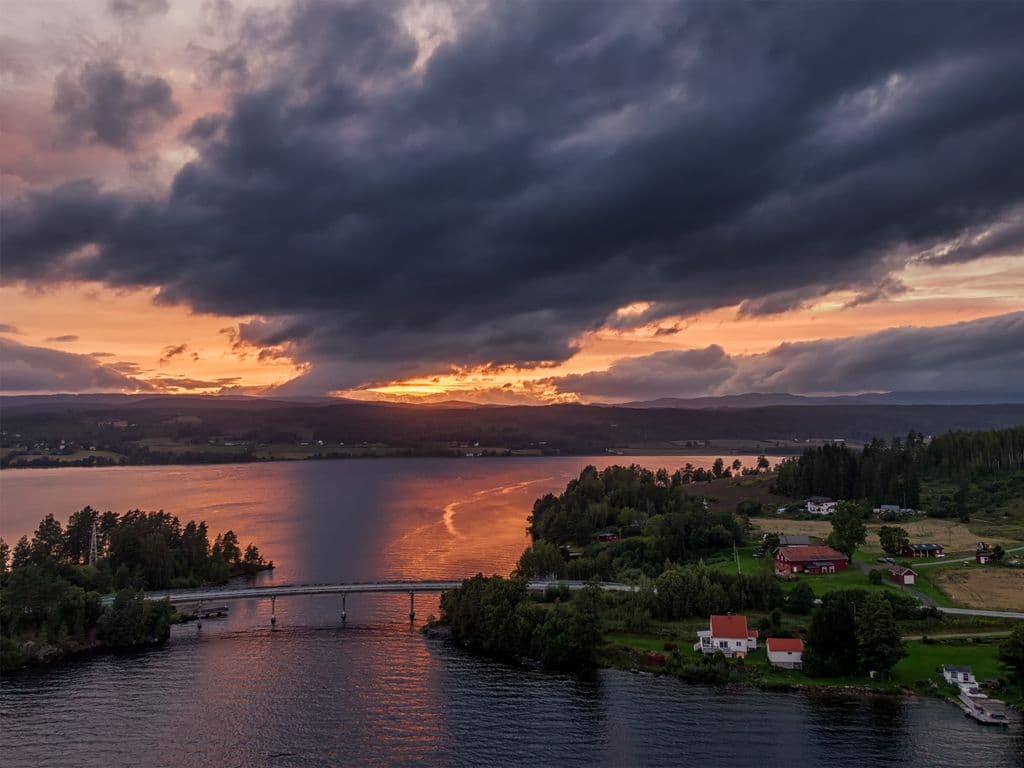 Fiskumvannet and Eikeren storm 2023
