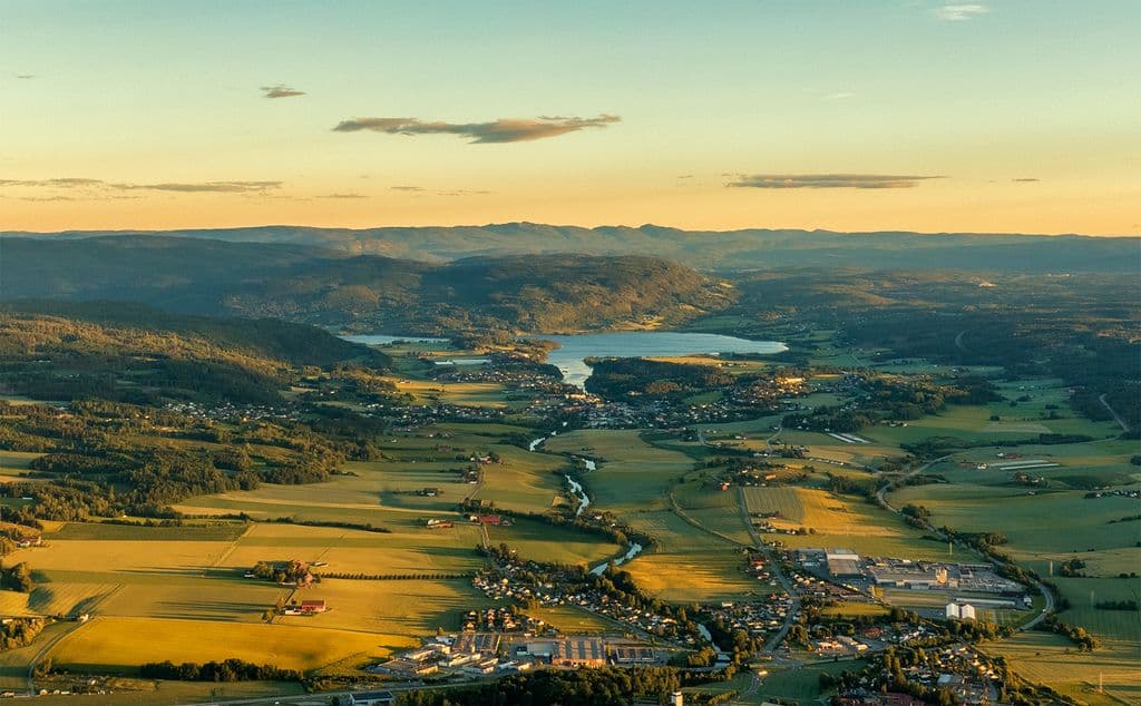 Hokksund from Harakollen 2024