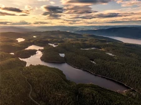 Tristillen lake in Øvre Eiker