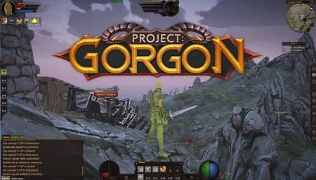 Project Gorgon old school fantasy MMO gameplay screenshot