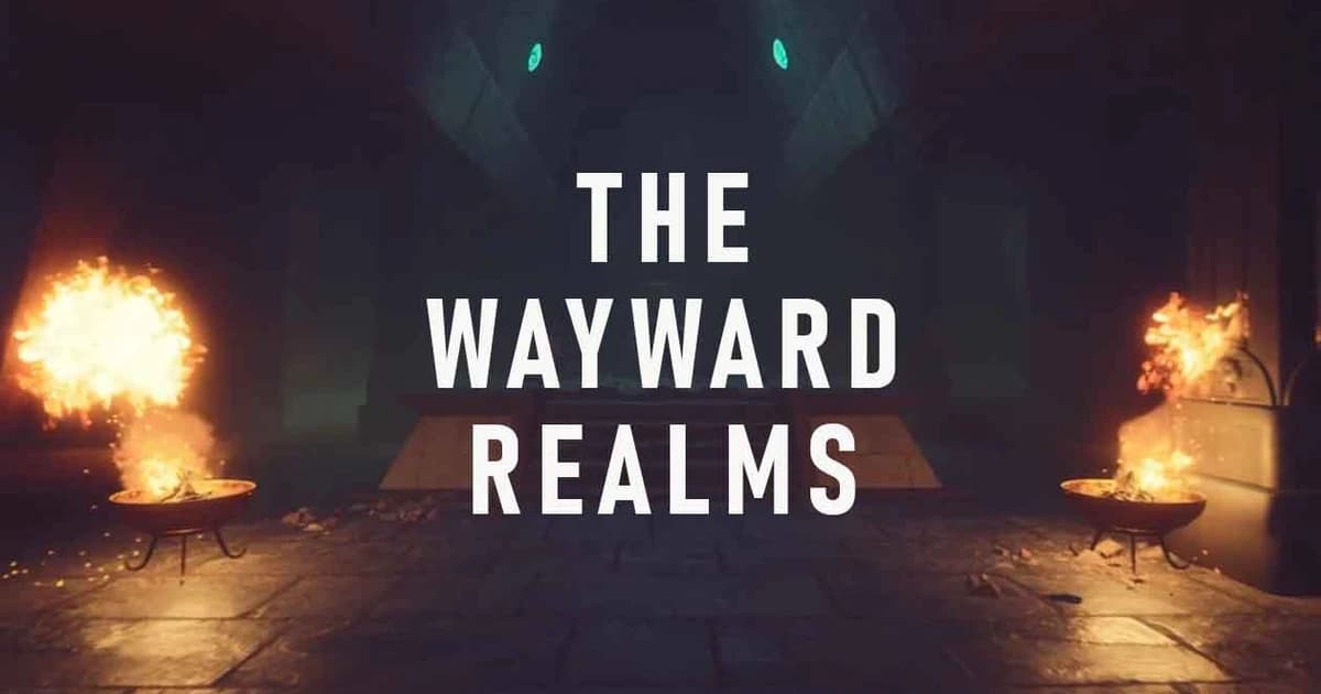 The Wayward Realms fantasy RPG world overview artwork