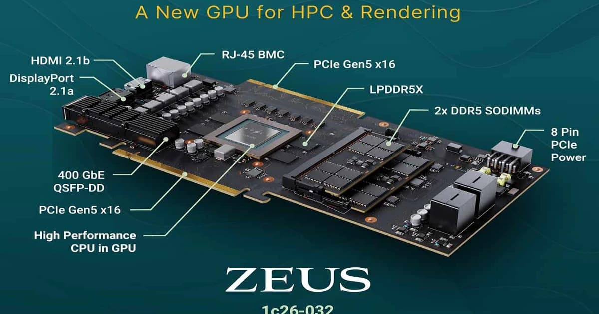 Bolt Graphics' Zeus GPU