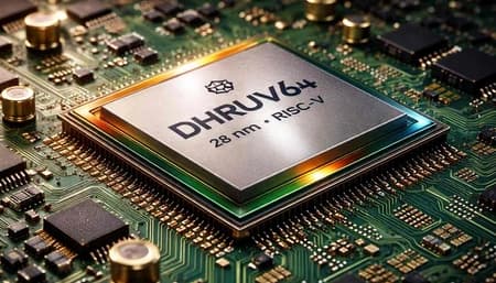 DHANUSH64 roadmap quad core RISC V on 16 nm and 28 nm