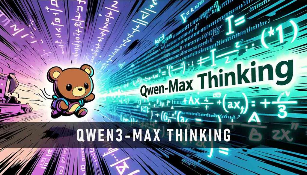 Qwen3 Max Thinking AI agent visualized with Qwen bear