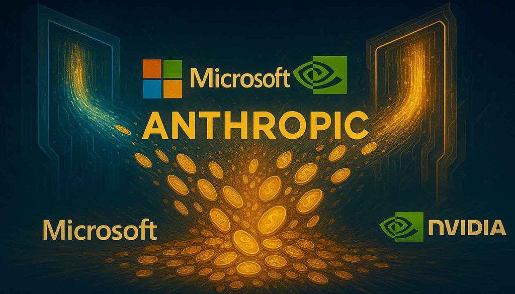 Nvidia and Microsoft Commit $15B to Anthropic AI Startup