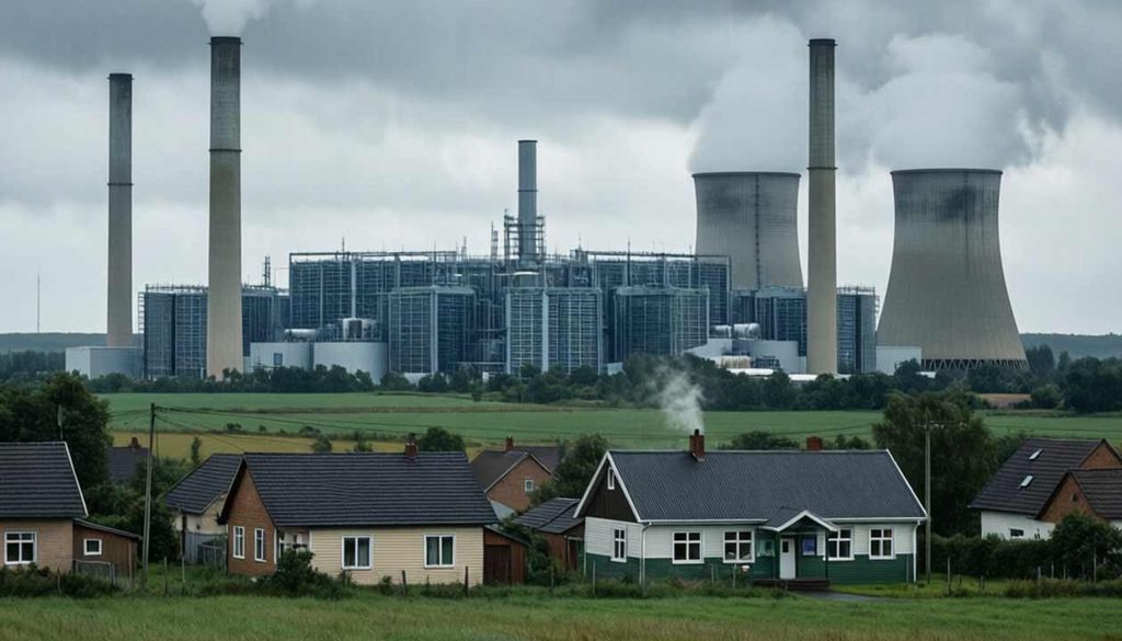 Power substation feeding a next‑generation AI compute campus