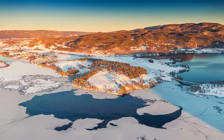 Vestfossen Eikeren & Fiskumvannet Winter 2020