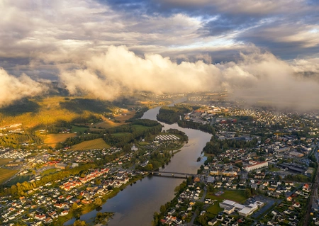 Hokksund Skotsmoen Drammenselva late summer 2025