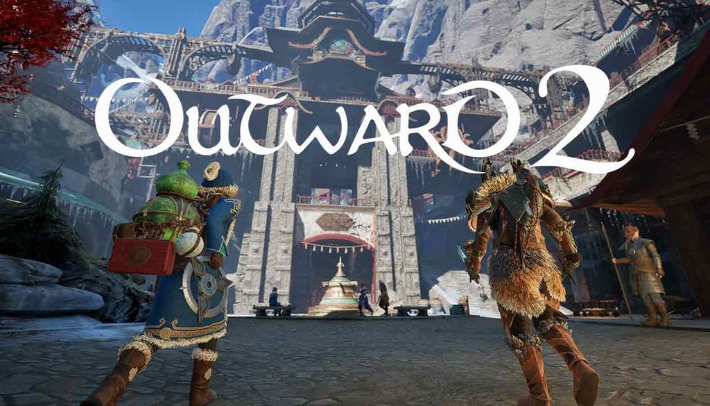 Outward 2 co op players fighting monsters in the wilderness